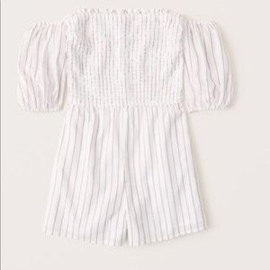 Abercrombie off the shoulder romper NWT